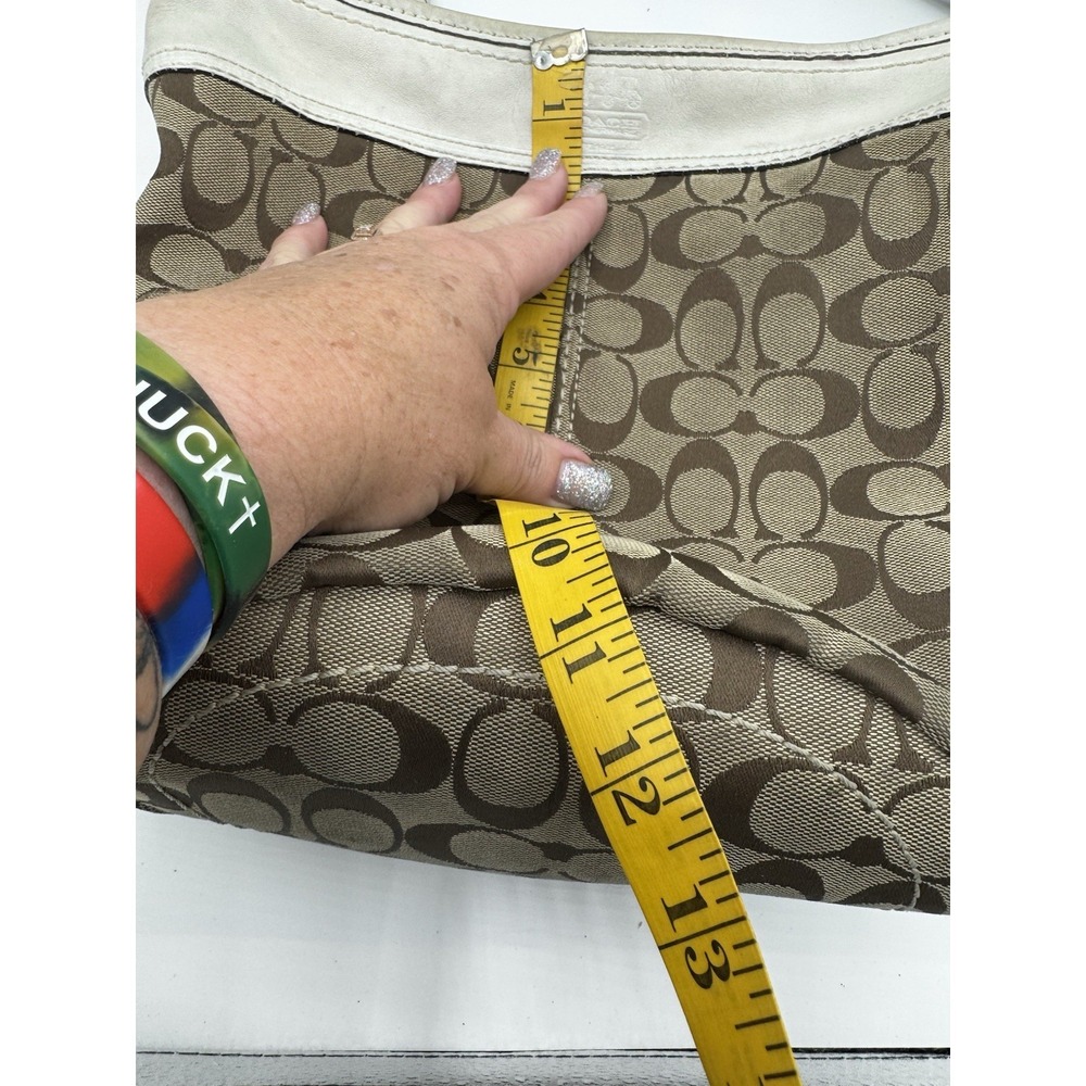 COACH Bleecker Signature Bucket Crossbody Shoulder Bag Purse Good Cond PT2 - Picture 12 of 13